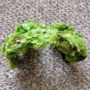 Vintage Floral Headpiece in Green